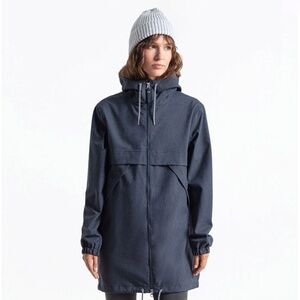 NWOT HH Helly Hansen x JPN Japan Waterproof Windproof Hooded Raincoat Woman's S